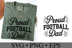 Proud Football Dad Svg | Game Day Svg | Shirt Svg Product Image 1