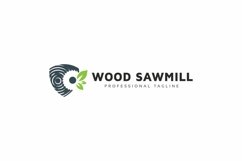 Wood Sawmill Logo Product Image 2