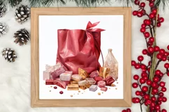 Holiday Shopping Clipart Sublimation, Christmas Shopping PNG Product Image 3