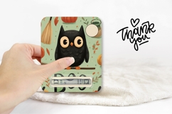 Cartoon Owl Money Card, Printable Halloween Money Card Product Image 3