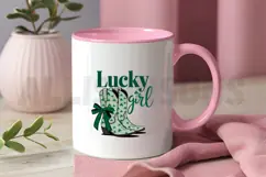 Lucky Girl Sublimation PNG, St. Patrick Day PNG Product Image 3