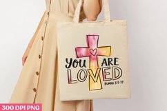 You are loved PNG, God Is Love Clipart PNG Product Image 3