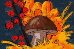 Cozy Hand Drawn Autumn Scenes and Fall Elements Product Image 3