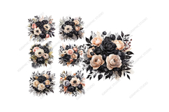 Flowers Clipart, Bouquet Clipart Product Image 2