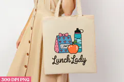 Lunch Lady PNG, Lunch Lady Sublimation PNG Product Image 1