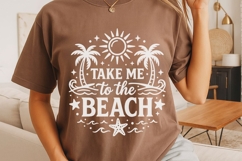 Take Me To The Beach Svg, Summer Vibes Svg, Vacation Svg. Product Image 4