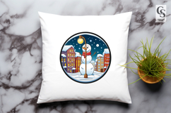 Winter City Street Light Clipart Sublimation PNG Product Image 2