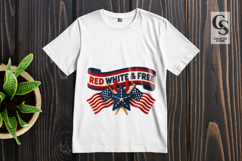 American Spirit Patriotic Clipart Sublimation PNG Product Image 3