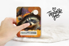 Halloween Raccoon Gift Card, Halloween Pumpkins Money Card Product Image 3