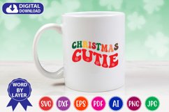 Christmas cutie retro svg design Product Image 3