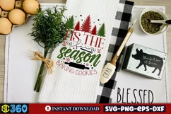 Tis the for season baking cookies SVG, Christmas SVG Product Image 3
