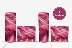 Liquid Waves Tumbler Wrap, Pink Glitter Tumbler Designs Product Image 3