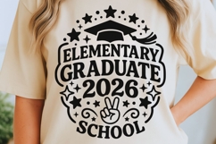 Elementary Graduate 2026 School Svg, Middle School Svg. Product Image 4