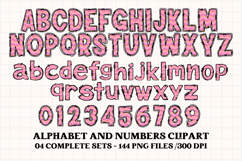 Baby Girl Alphabet, baby girl letters doodle, baby clipart Product Image 3