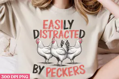 Easily Distracted PNG, Funny Animal Sublimation PNG Product Image 3