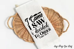 I came i saw i decided to order take out svg, Kitchen To Product Image 1