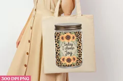 Today I Choose Joy PNG, Sunflower Quote Collection Clipar Product Image 1