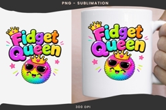 Fidget queen png design for T-shirts Product Image 3