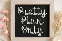 Heart Script - Handwritten Script Font With Heart Product Image 3