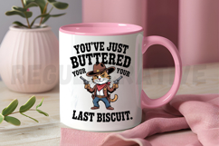 Funny Cat PNG, Retro Cowboy Sublimation PNG Product Image 3