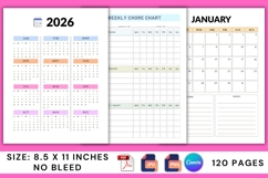 2026 Weekly Chore Chart Product Image 3