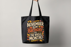 November birthday birthday quote fall birthday Product Image 3