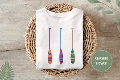 Hand Drawn Paddles Illustration, Cartoon Paddles PNG Product Image 3