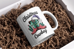 Ho Ho Howdy Cowboy Christmas Quotes &amp; Western Holiday PNG Pa Product Image 3