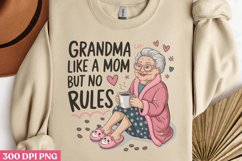 Grandma Like a MOM But No PNG, Funny Grandma Sublimation Quo Product Image 3