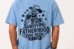 Surviving Fatherhood One Beer At A Time Svg, Skeleton Svg. Product Image 5