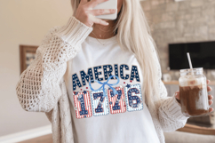 America 1776 PNG T-Shirt|4th of July PNG Sublimation Design Product Image 9