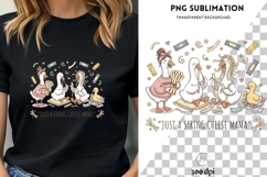 Just a String Cheese Mama PNG | Funny Mom Goose Product Image 3