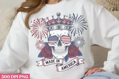 Made In America PNG, 4th Of July Sublimation PN Product Image 1