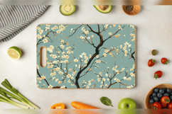 Blossoming Branches Cutting Boards sublimation Design Product Image 3