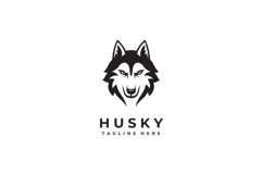 Husky Head Logo Design Vector Illustration Product Image 3
