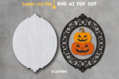 Halloween Pumpkins SVG laser cut file for Glowforge Product Image 3