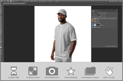 T-shirt And Cap Mockup Product Image 2