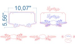 Garden Sign SVG laser cut files for Glowforge Product Image 3