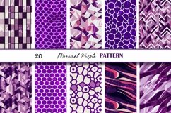 Repeating Abstract Geometrical Wavy Purple Seamless Paper Product Image 3