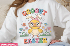 Groovy Easter PNG, Gnome St Patricks Day Sublim Product Image 3