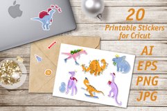 Christmas dino - stickers Product Image 3