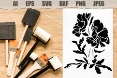 Stencils Flowers SVG Product Image 3