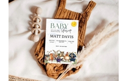 Baby Shower Invitation Template 300 Product Image 3