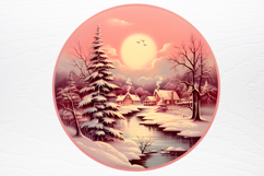 Vintage Pink Christmas Clipart Product Image 3