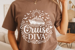 Cruise Diva Svg, Cruise Ship Svg, Girls Cruise Svg. Product Image 4