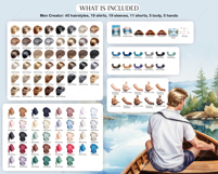 The Love Boat Clipart Set, Create Custom Portraits Product Image 3