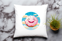 Cute Kawaii Dessert Face Clipart Sublimation PNG Product Image 3