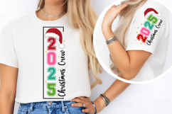 2025 Christmas crew PNG, Merry Christmas PNG, Merry &amp; Bright Product Image 3