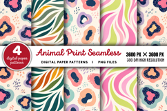 Bright Animal Print Seamless Pattern PNG Product Image 1