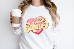 Be mine Retro Valentine Day sublimation Design Product Image 3
